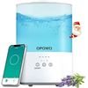 Image 1 : Lot of 1 Opowo 2.5L Cool Mist Humidifier/Diffuser w/ Smart App Control & Night Lights