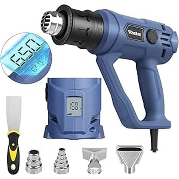 Lot of 1 Vastar 2000W Digital Display Heat Gun/Hot Air Gun - Brand New!