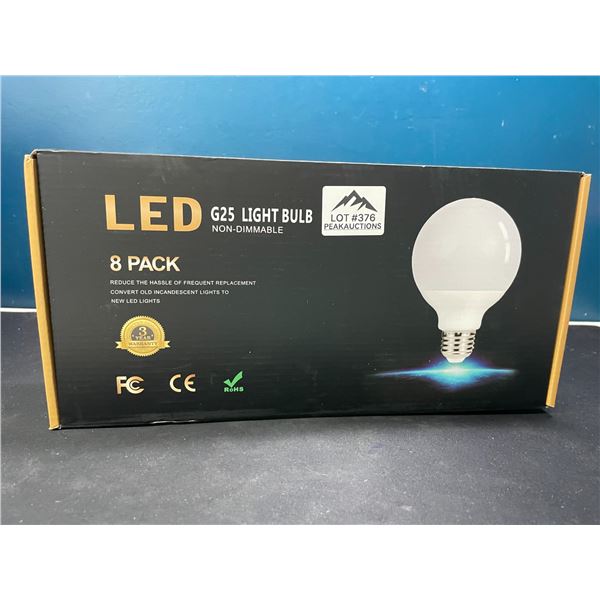 Lot of 1 Pack of LED G35 Light Bulbs - 8 pack