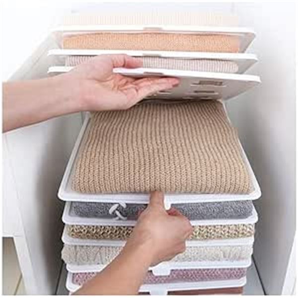 Lot of 1 10-Layer Clothes Organizer Trays/Clothes Storage Boards