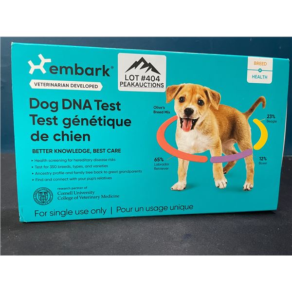 Lot of 1 Embark Dog DNA Test - (RETIALS for $140!)