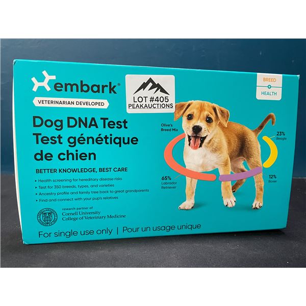 Lot of 1 Embark Dog DNA Test - (RETIALS for $140!)