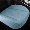 Image 1 : Lot of 2 Car PU Leather Quilted Seat Covers - Blue