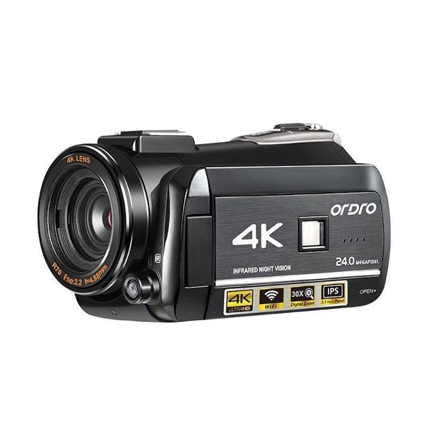 Lot of 1 Ordro 4K Video Camera/Camcorder w/ Night Vision - BRAND NEW!