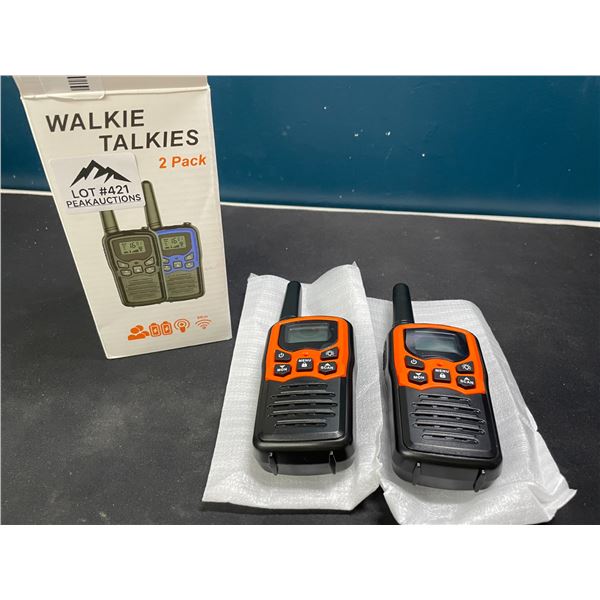 Lot of 1 2-Pack of Walkie Talkies