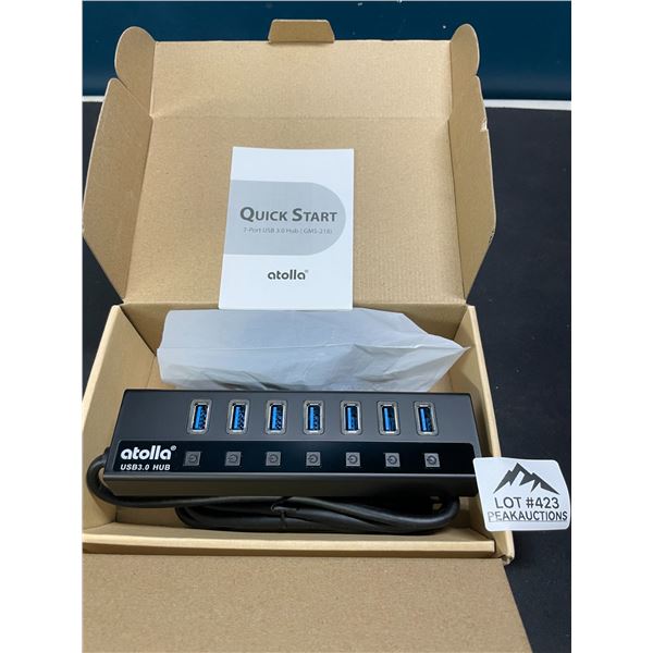 Lot of 1 Atolla 7-Port USB 3.0 Hub