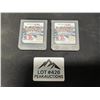 Image 1 : Lot of 2 Pokemon Platinum Version Nintendo 3DS Replica Game Cartridges