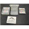 Image 1 : Lot of 2 Pokemon Platinum Version Nintendo 3DS Replica Game Cartridges