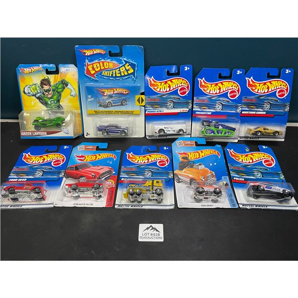 Lot of 10 Assorted Hot Wheels Toys