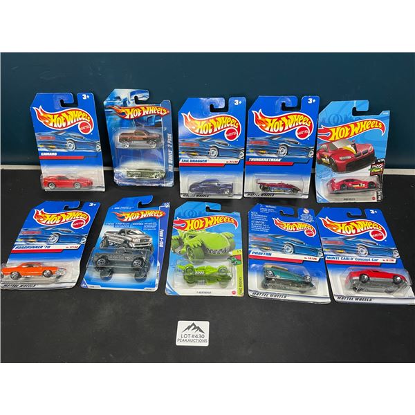 Lot of 10 Assorted Hot Wheels Toys
