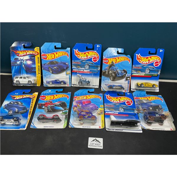 Lot of 10 Assorted Hot Wheels Toys