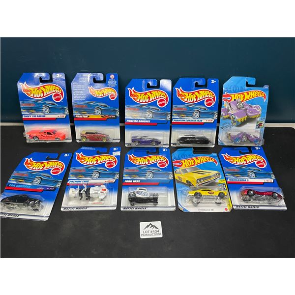 Lot of 10 Assorted Hot Wheels Toys
