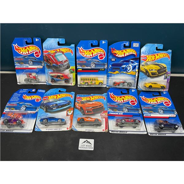 Lot of 10 Assorted Hot Wheels Toys