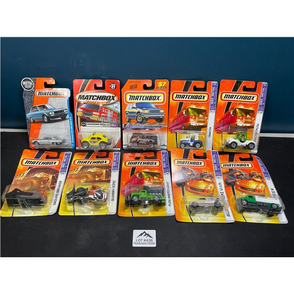 Lot of 10 Assorted Matchbox Toys