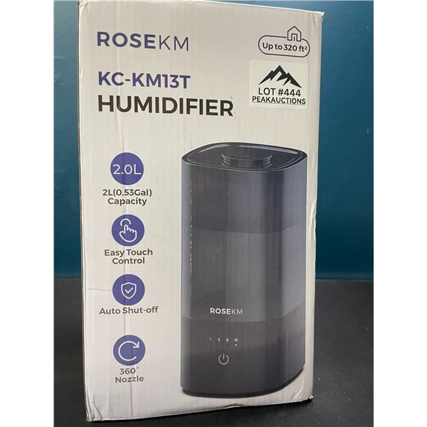 Lot of 1 Household Humidifier - 2.0L Capacity - Covers up to 320sq ft.