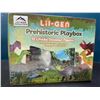 Image 2 : Lot of 1 Lil-Gen Prehistoric Playbox Toy Set - Includes 12 Dinosaur Figures, Sound Book & Playmat!