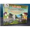 Image 2 : Lot of 1 Lil-Gen Prehistoric Playbox Toy Set - Includes 12 Dinosaur Figures, Sound Book & Playmat!