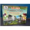 Image 2 : Lot of 1 Lil-Gen Prehistoric Playbox Toy Set - Includes 12 Dinosaur Figures, Sound Book & Playmat!