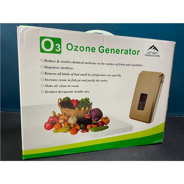 Lot of 1 O3 Ozone Generator - Multipurpose Air Sterilizing & Freshening System