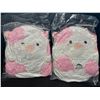 Image 2 : Lot of 2 Pink Cow "Squishmallow" Inspired Plushies - 9inch