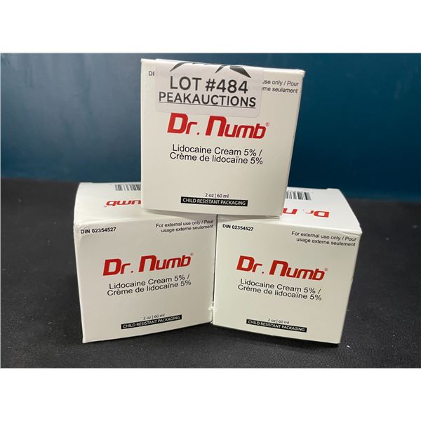 Lot of 3 Dr.Numb Creams