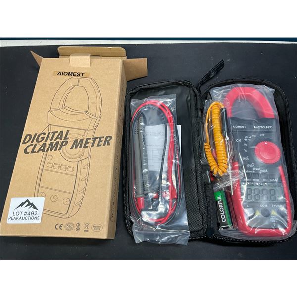 Lot of 1 Aiomest Digital Clamp Multimeter Tool