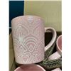Image 2 : Lot of 1 Box of Pink Teacups/Mugs - 4 PCS
