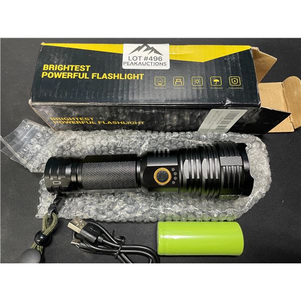 Lot of 1 Rechargeable Tactical Flashlight