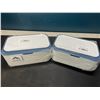 Image 1 : Lot of 2 Wipe Dispensers/Wipe Containers