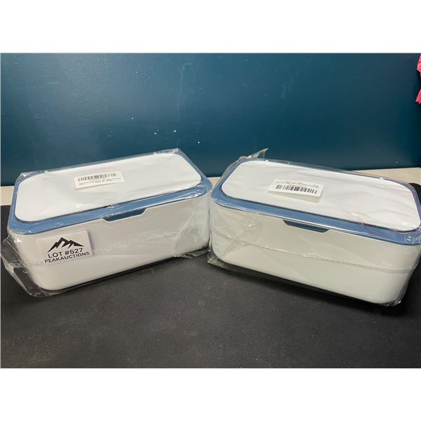 Lot of 2 Wipe Dispensers/Wipe Containers