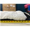 Image 3 : Lot of 1 Fuzzy/Shaggy Fluffy Plush Pet Bed - White