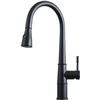 Image 1 : Lot of 1 Peskoe Single Handle Matte Black Sink Faucet - Brand New!