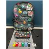 Image 1 : Lot of 1 Among Us Backpack w/ Pencil Pouch & Keychain Figures - Brand New!
