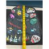 Image 3 : Lot of 1 Among Us Backpack w/ Pencil Pouch & Keychain Figures - Brand New!
