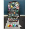 Image 1 : Lot of 1 Among Us Backpack w/ Pencil Pouch & Keychain Figures - Brand New!