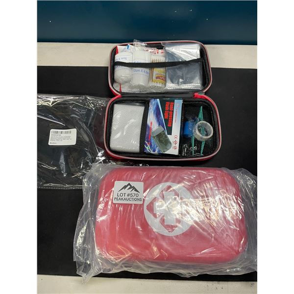 Lot of 2 First Aid Kits