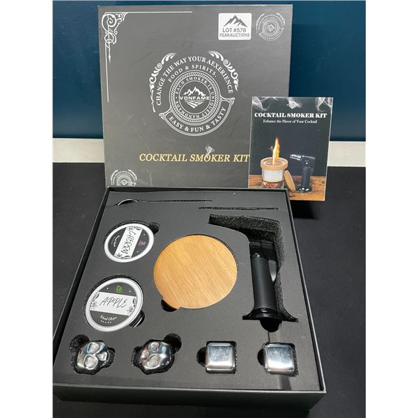 Lot of 1 Cocktail Smoker Kit w/ Torch