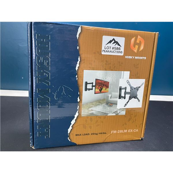 Lot of 1 Full Motion TV Wall Mount - For TV's up to 42"/44lbs capacity