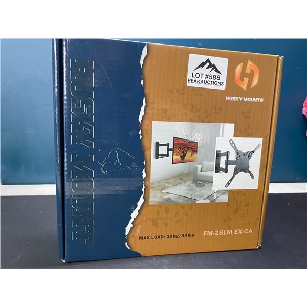 Lot of 1 Full Motion TV Wall Mount - For TV's up to 42"/44lbs capacity