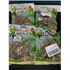 Image 1 : Lot of 4 Packs of Animal World Dinosaur Toy Figures - 12pcs per pack