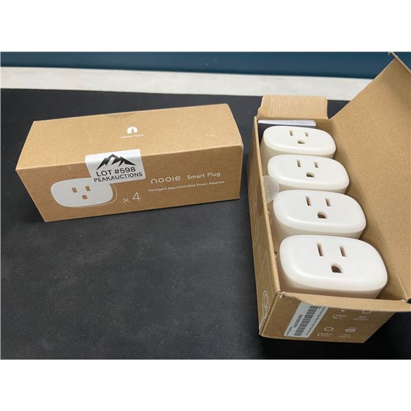 Lot of 2 Multi-Packs of Nooie WiFi Smart Plugs/Sockets - 4pcs per box!