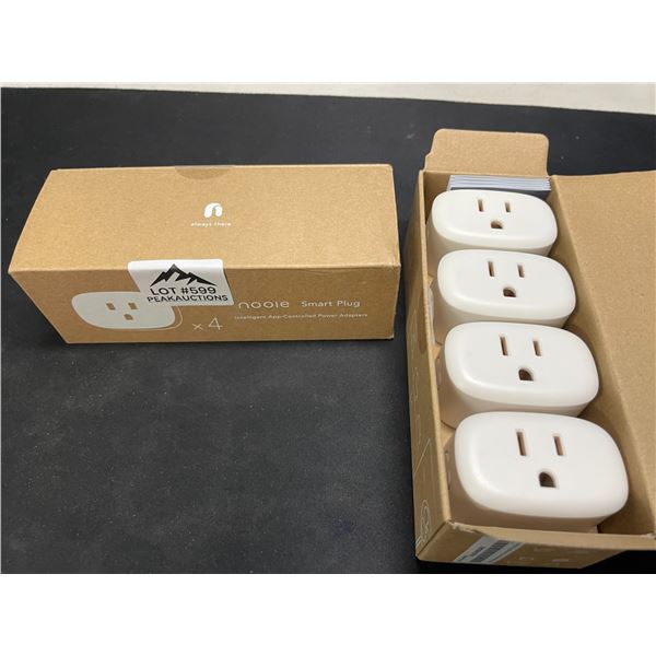 Lot of 2 Multi-Packs of Nooie WiFi Smart Plugs/Sockets - 4pcs per box!