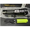 Image 2 : Lot of 1 Rechargeable Tactical Flashlight