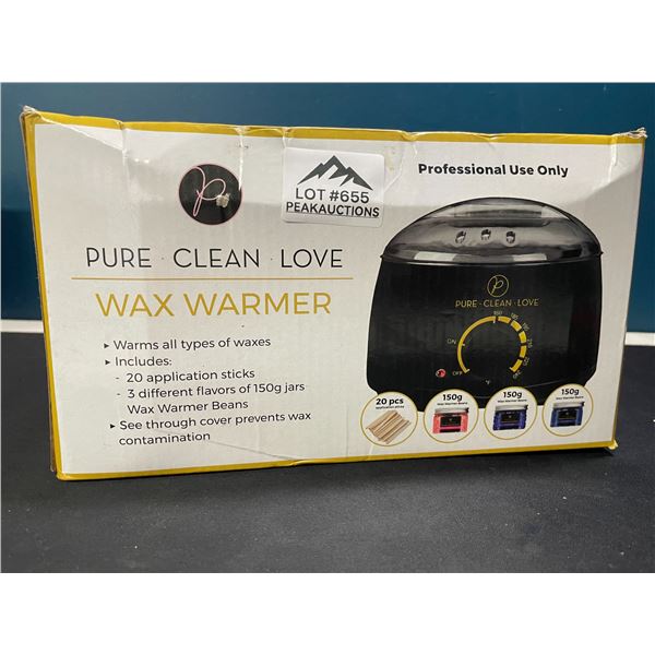 Lot of 1 Wax Warmer/Hair Removal Waxing Kit w/ Wax Beans & Pot (Waxing Kit)  - Brand New!
