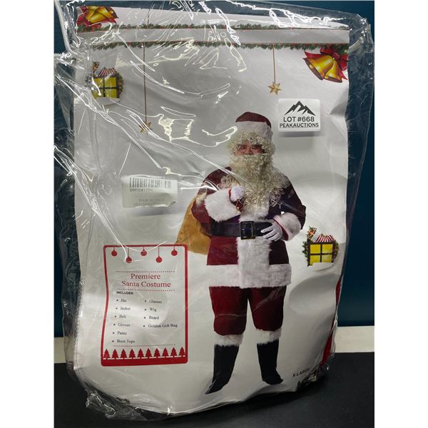 Lot of 1 Santa Suit/Santa Costume - Size XL - Great for Holiday Pictures!
