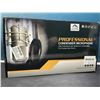 Image 1 : Lot of 1 Professional Condenser Microphone w/ Live Sound Card  - Great for Podcasting/Recording!