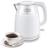 Image 1 : Lot of 1 Bear Electric Kettle - 1.5L Stainless Steel 1500W Kettle w/ Auto Shut Off - White