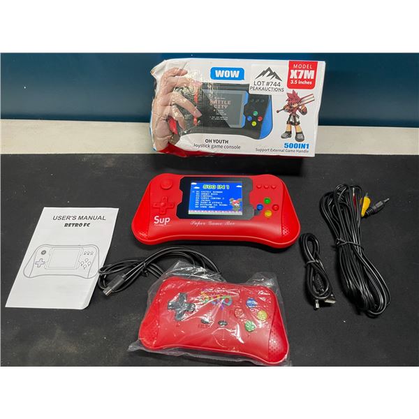 Lot of 1 Handheld Classic Retro Game System - 500 Built-In Retro/Classic Video Games!!