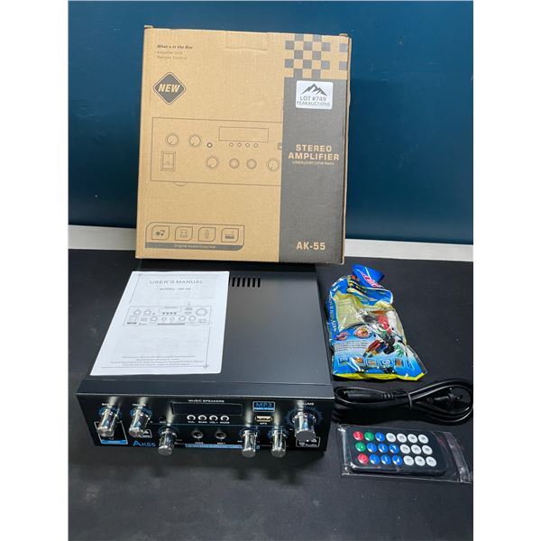 Lot of 1 AK-55 Bluetooth 5.0 HiFi Stereo Digital Audio Amplifier - Brand New!