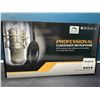 Image 1 : Lot of 1 Professional Condenser Microphone w/ Live Sound Card  - Great for Podcasting/Recording!